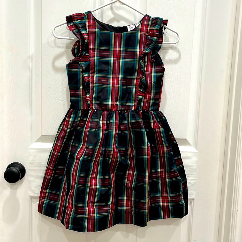 Gap Christmas plaid dress